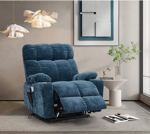 Lay Flat Recliner Lift Chair | Recliner 180 Degrees | Recliner Flat Lift Chair | USB Ports with Side Pockets - Relaxing Recliners