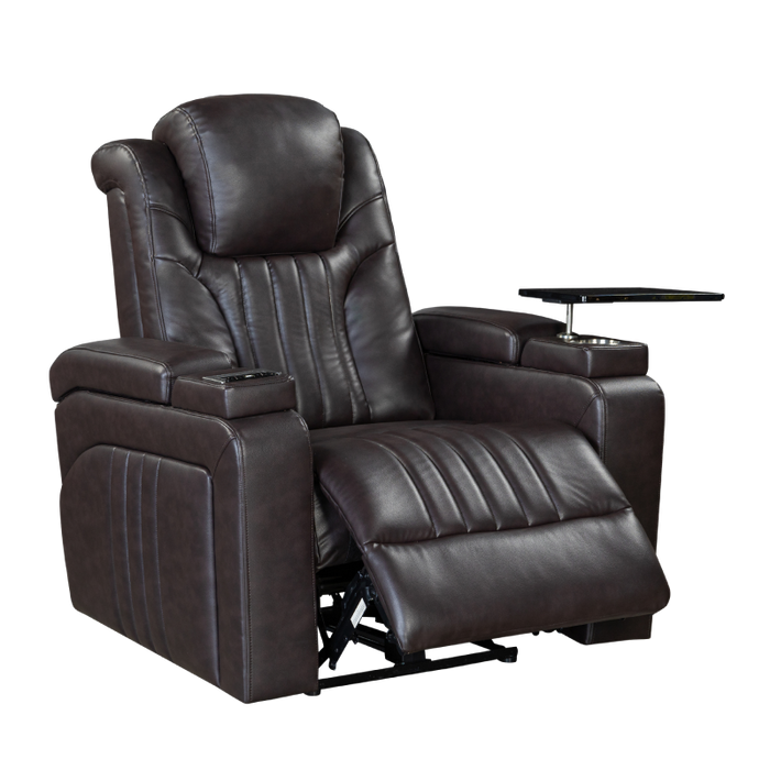 Flexispot XDT81 - Power Home Theater Recliner w/ Headrest & Wireless Charging & Tray Table & Cup Holders