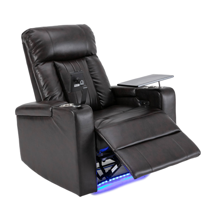 Flexispot XDT72 - Power Home Theater Recliner w/ Tray Table & Phone Stand & Cup Holders