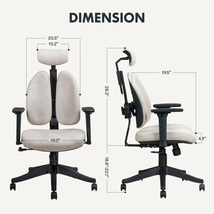 Flexispot OC5 - Double Backrest Ergonomic Chair