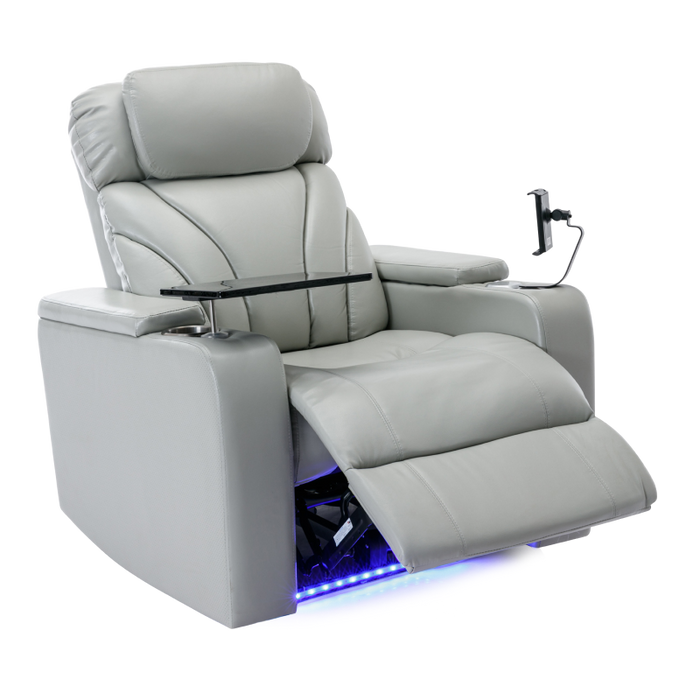 Flexispot XDT83 - Power Home Theater Recliner w/ Stereo & Tray Table & Phone Stand & Cup Holders