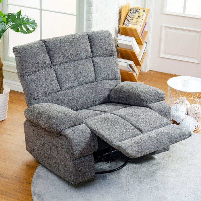 Flexispot XRC5 - Oversized Manual Swivel Rocker Recliner w/ Massage & Heat