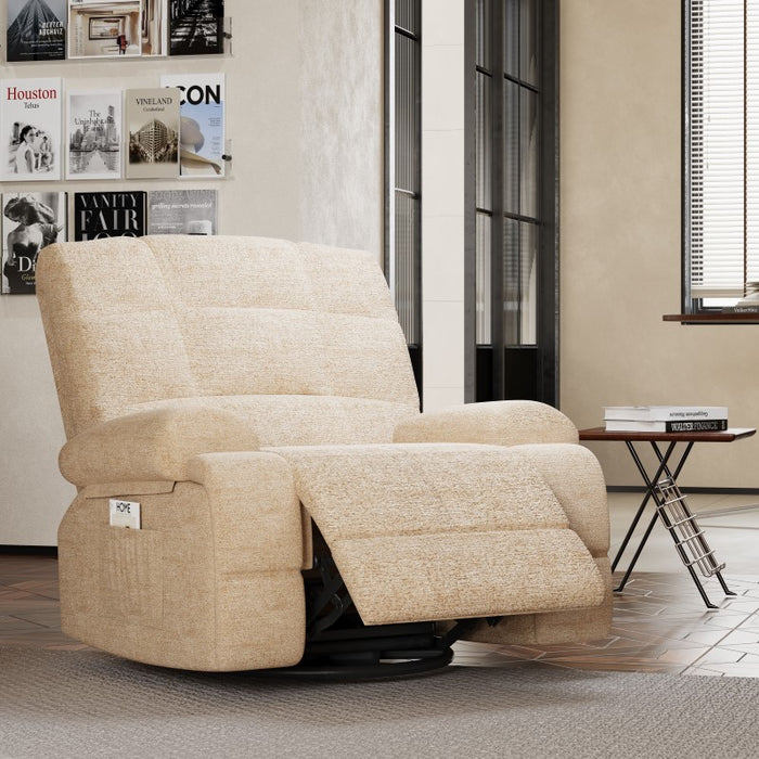 Flexispot XRC5 - Oversized Manual Swivel Rocker Recliner w/ Massage & Heat