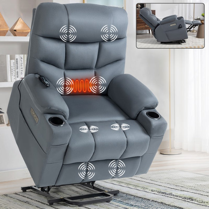 Flexispot XDL51 - Oversized Power Lift Recliner w/ Massage & Heat