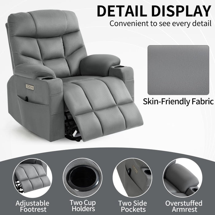 Flexispot XDL51 - Oversized Power Lift Recliner w/ Massage & Heat