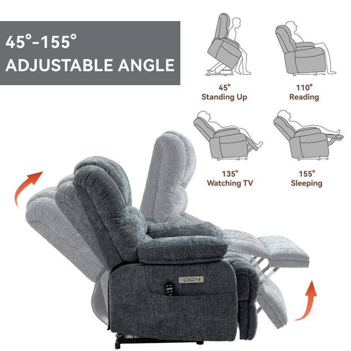 Flexispot XDL52 - Oversized Power Lift Recliner w/ Massage & Heat