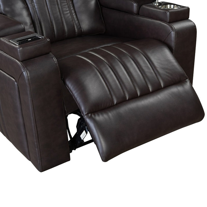 Flexispot XDT81 - Power Home Theater Recliner w/ Headrest & Wireless Charging & Tray Table & Cup Holders