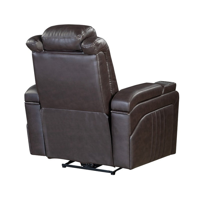 Flexispot XDT81 - Power Home Theater Recliner w/ Headrest & Wireless Charging & Tray Table & Cup Holders