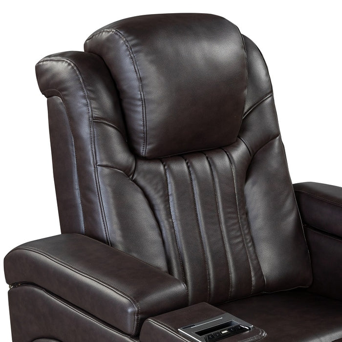 Flexispot XDT81 - Power Home Theater Recliner w/ Headrest & Wireless Charging & Tray Table & Cup Holders