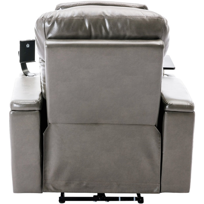 Flexispot XDT83 - Power Home Theater Recliner w/ Stereo & Tray Table & Phone Stand & Cup Holders