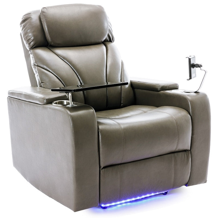 Flexispot XDT83 - Power Home Theater Recliner w/ Stereo & Tray Table & Phone Stand & Cup Holders