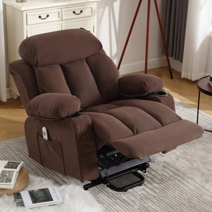 Flexispot XDL31 - Power Lift Recliner w/ Massage & Heat & Cup Holders