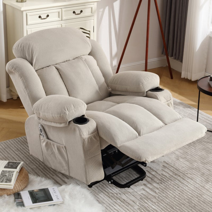 Flexispot XDL31 - Power Lift Recliner w/ Massage & Heat & Cup Holders