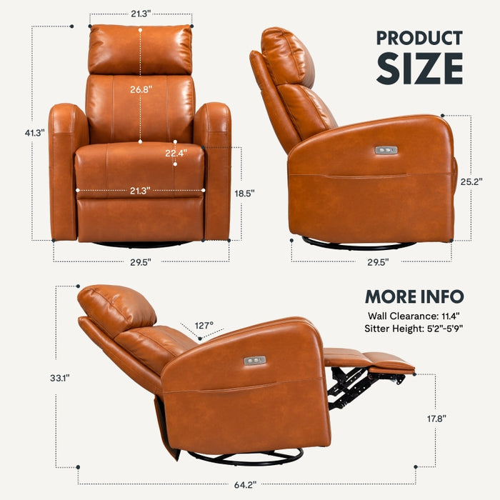 Flexispot XR2 - Power Swivel Rocker Recliner w/ Headrest