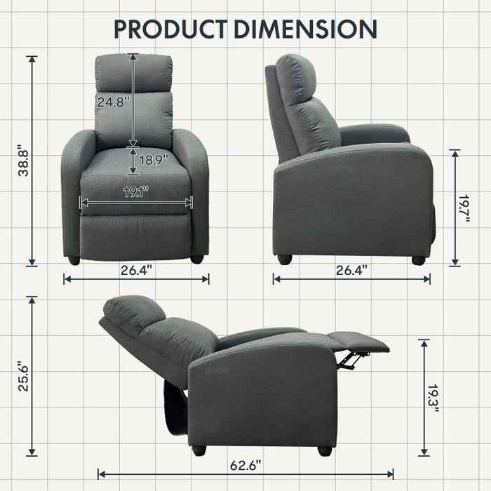 Flexispot XC1 - Pushback Recliner