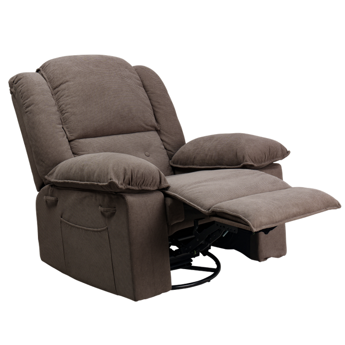 Flexispot XRC2 - Manual Swivel Rocker Recliner w/ Massage & Heat