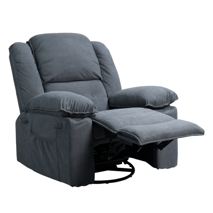 Flexispot XRC2 - Manual Swivel Rocker Recliner w/ Massage & Heat