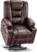 Power Lift Leather Recliner with Massage and Heat for Elderly - Relaxing Recliners