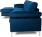 Modern Large Velvet Sectional Extra Wide - Relaxing Recliners