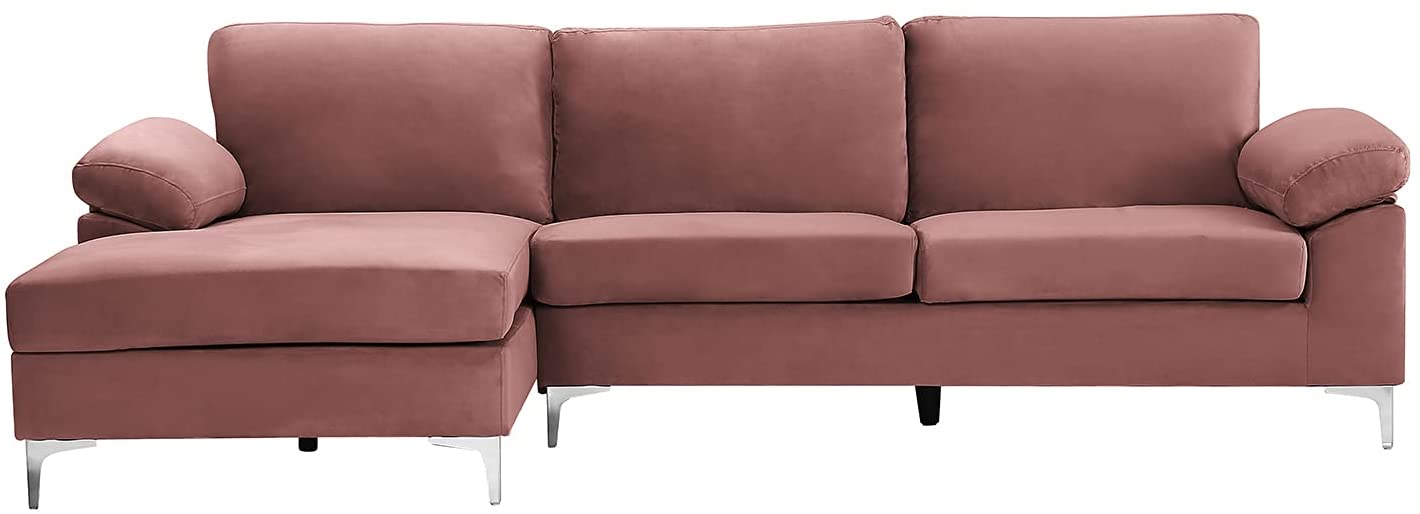 Modern Large Velvet Sectional Extra Wide - Relaxing Recliners