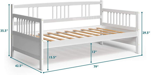 Twin Wooden Daybed Frame - Relaxing Recliners