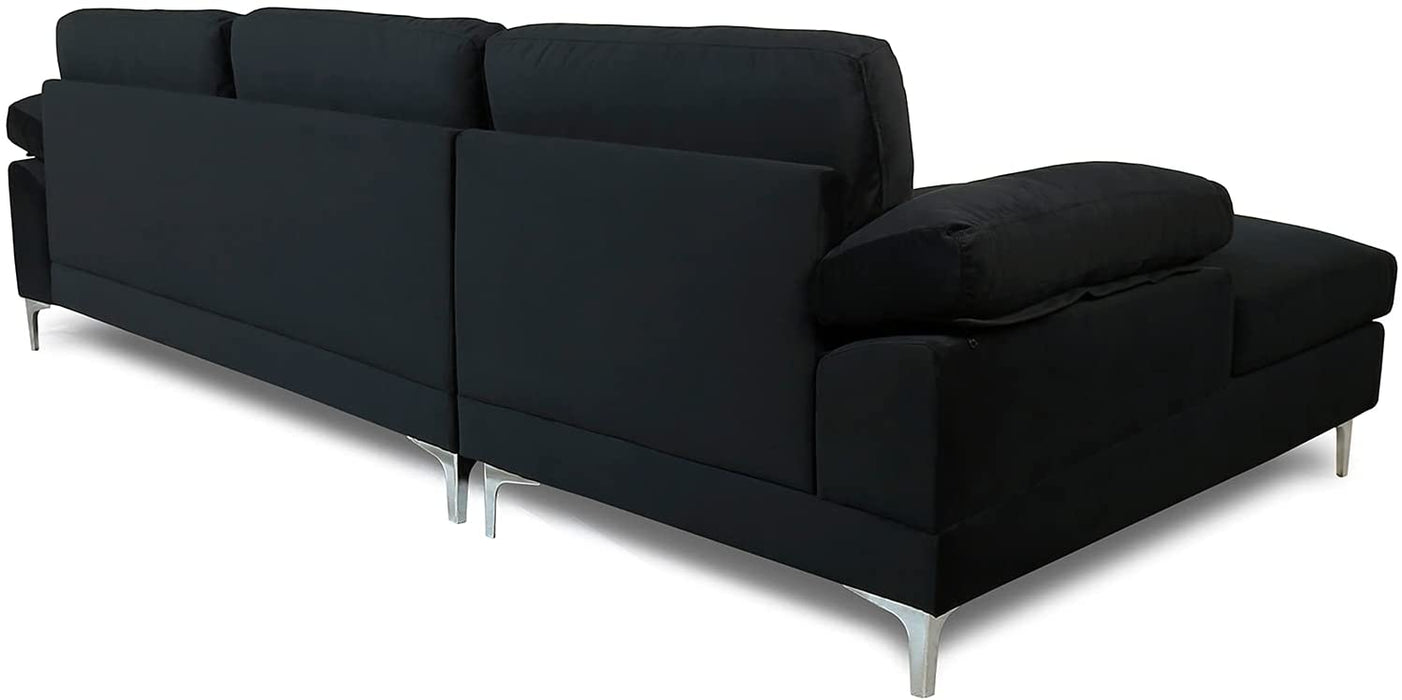 Modern Large Velvet Sectional Extra Wide - Relaxing Recliners