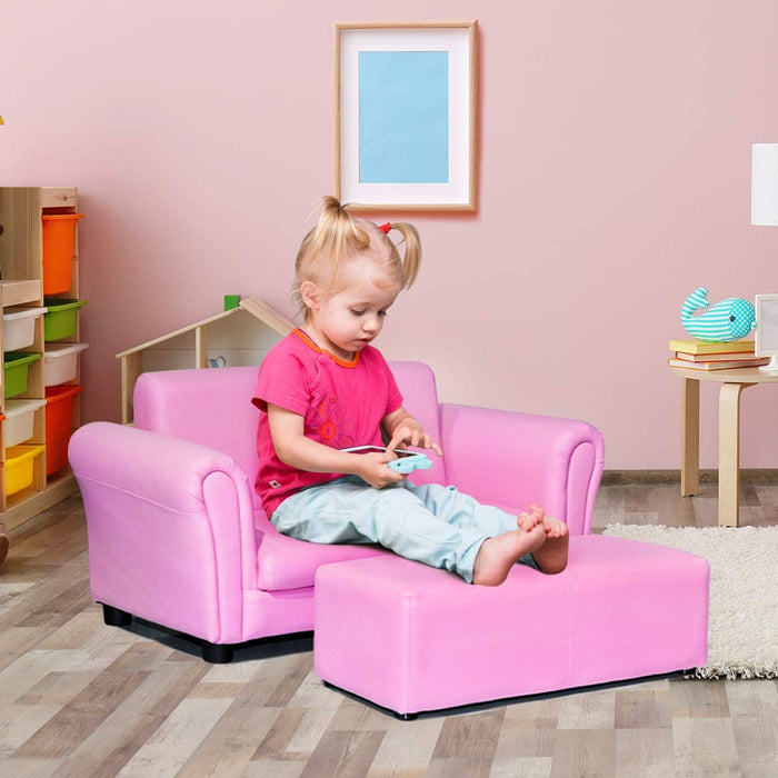 Kids Sofa with Ottoman - Relaxing Recliners