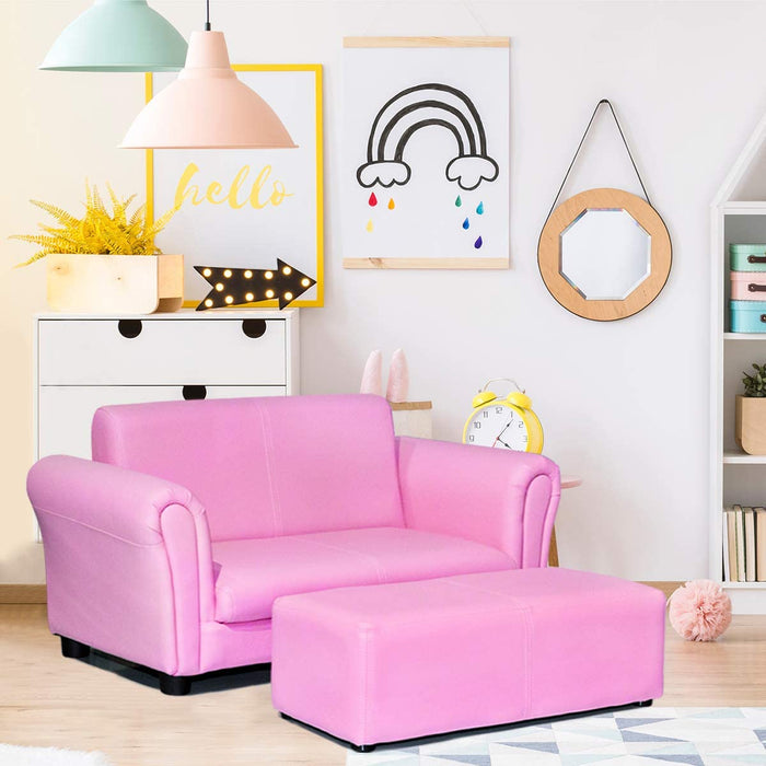 Kids Sofa with Ottoman - Relaxing Recliners