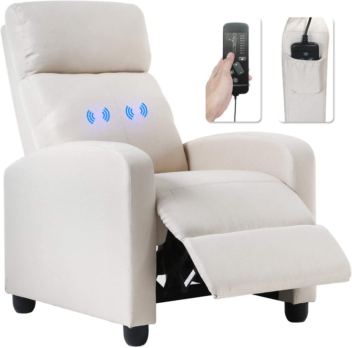 Modern Pu Leather Recliner Massage Chair - Relaxing Recliners