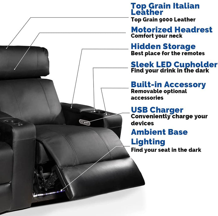 Home Theater Seating Power Recliner - Relaxing Recliners