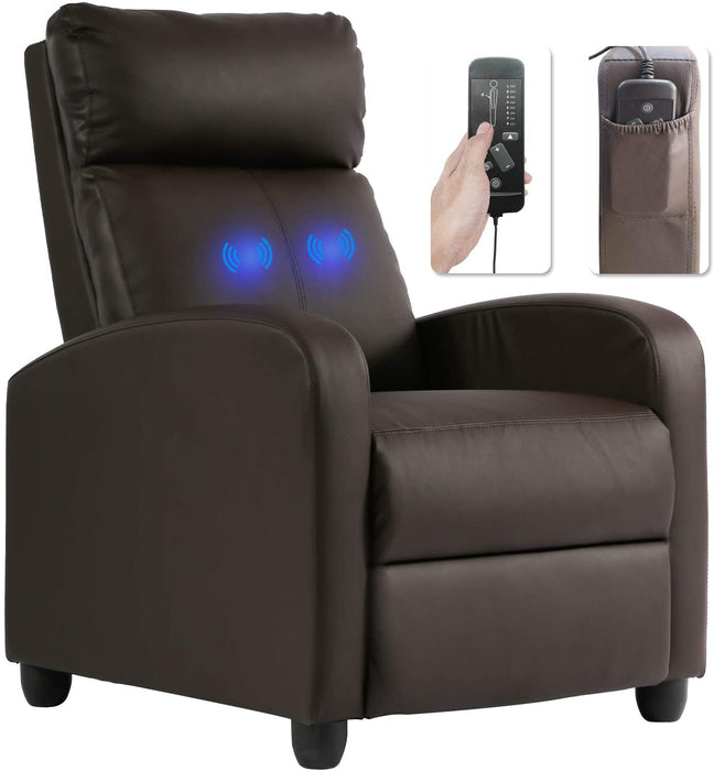 Modern Pu Leather Recliner Massage Chair - Relaxing Recliners