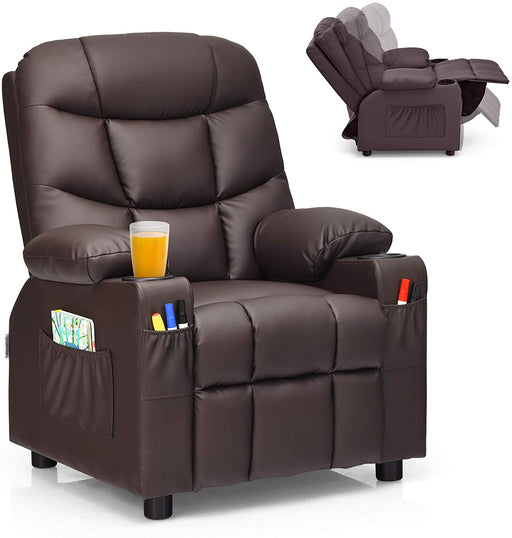 Kids Recliner Chair with Cup Holders - Relaxing Recliners