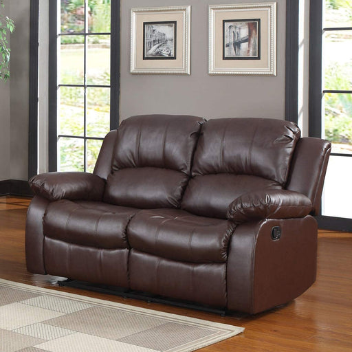 Brown Leather Loveseat Recliner - Relaxing Recliners