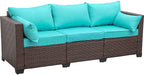Patio Wicker Couch - Relaxing Recliners