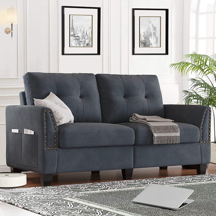 Small Fabric Belffin Loveseat - Relaxing Recliners