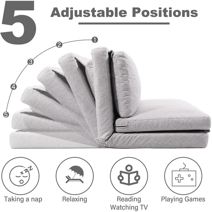 3 in 1 Convertible Folding Sofa Bed - Relaxing Recliners