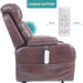 Three Motor Lay Flat Recliner Lift Chair With Cupholders - Relaxing Recliners