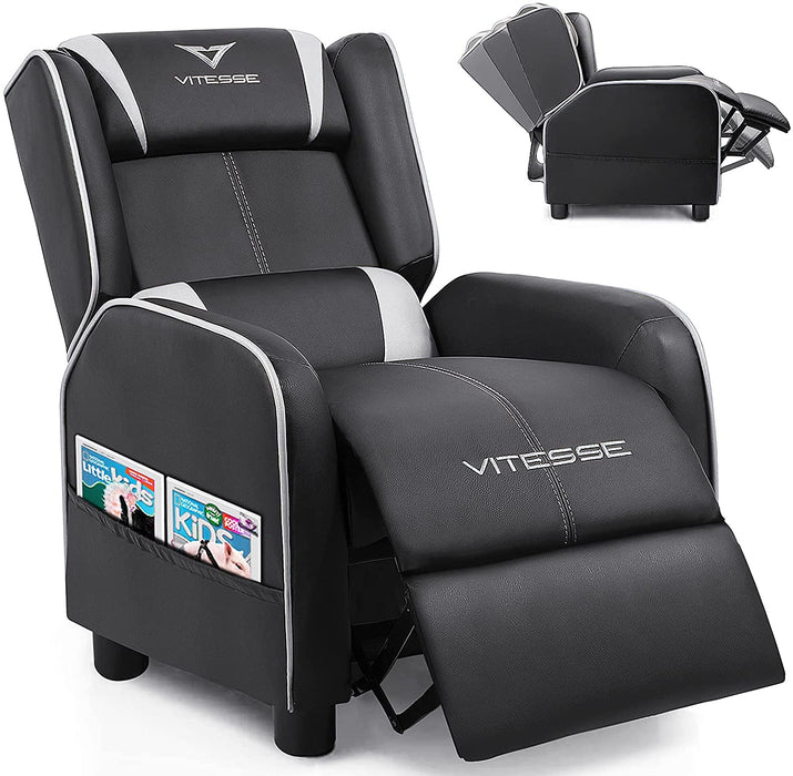 Kids Gaming Recliner Chair Pu Leather - Relaxing Recliners