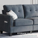 Small Fabric Belffin Loveseat - Relaxing Recliners