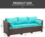 Patio Wicker Couch - Relaxing Recliners