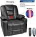 Pu Leather Electric Power Lift Recliner with Massage Heat - Relaxing Recliners