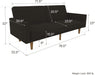 Convertible Futon Couch - Relaxing Recliners