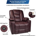 Pu Leather Electric Power Lift Recliner with Massage Heat - Relaxing Recliners