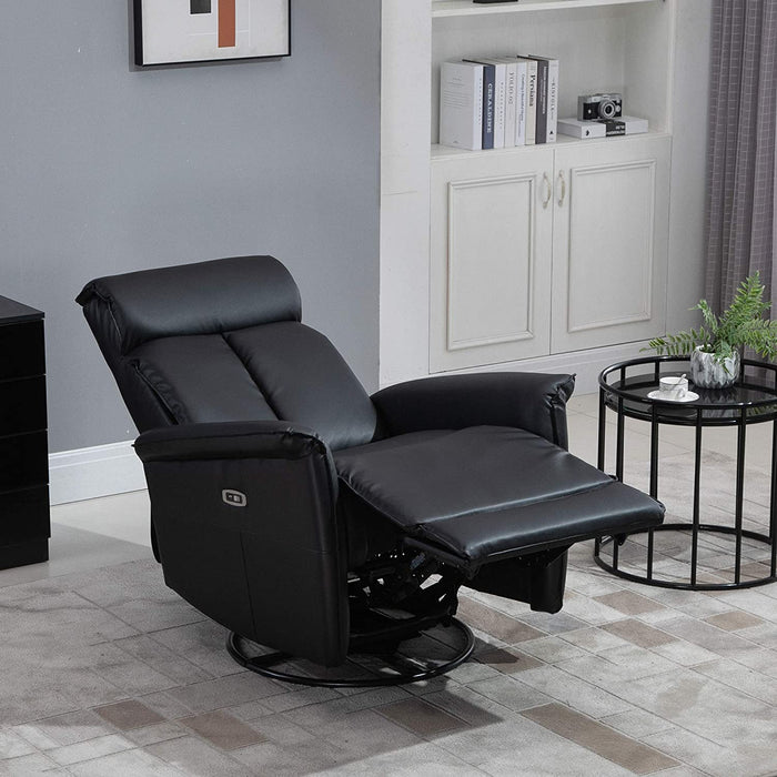 Modern Electric Recliner with 360 Swivel USB Ports - Relaxing Recliners