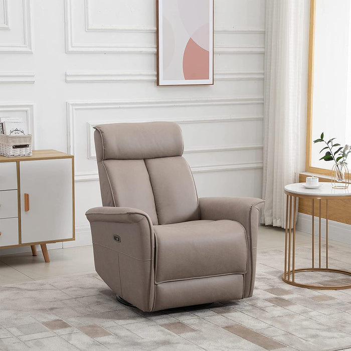 Modern Electric Recliner with 360 Swivel USB Ports - Relaxing Recliners