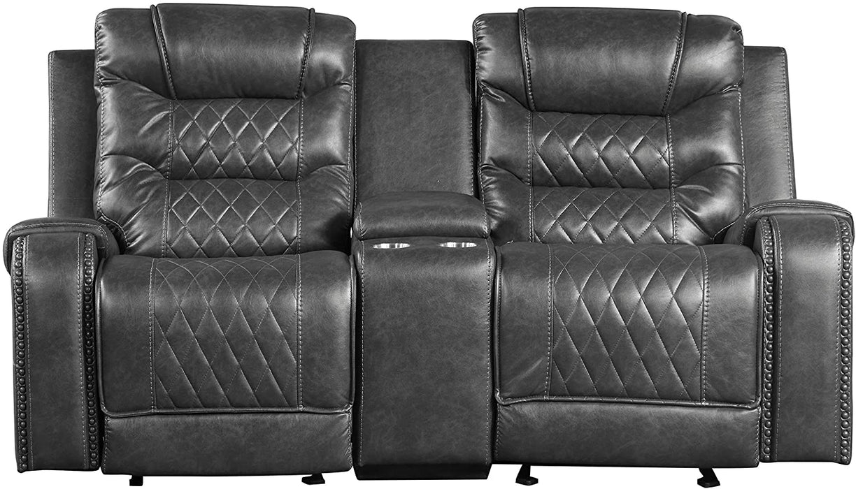 Lexicon Power Love Seat Recliner w/ Console - Relaxing Recliners