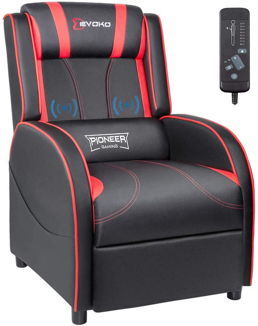 Massage Recliner Gaming Chair Pu Leather - Relaxing Recliners