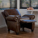 Home Neville PU Push Back Recliner - Relaxing Recliners