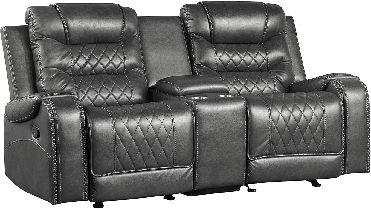 Lexicon Power Love Seat Recliner w/ Console - Relaxing Recliners