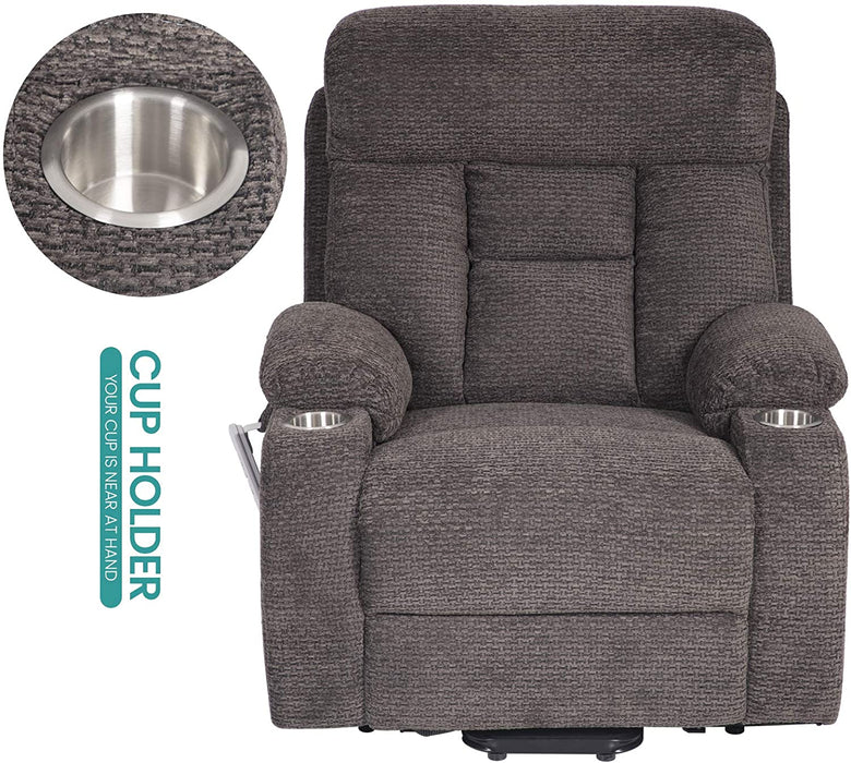 Three Motor Lift Recliner for Elderly With Lumbar Support - Relaxing Recliners